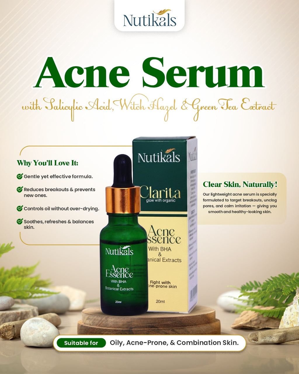 Acne Essence with BHA & Botanical Extract